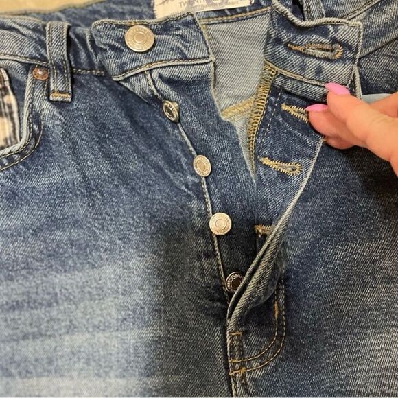 New Free  People women’s Rocky Mountain straight leg jeans size 24 NWOT - Picture 8 of 11